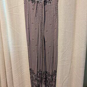 Free people Jersey gray and plum skirt size medium